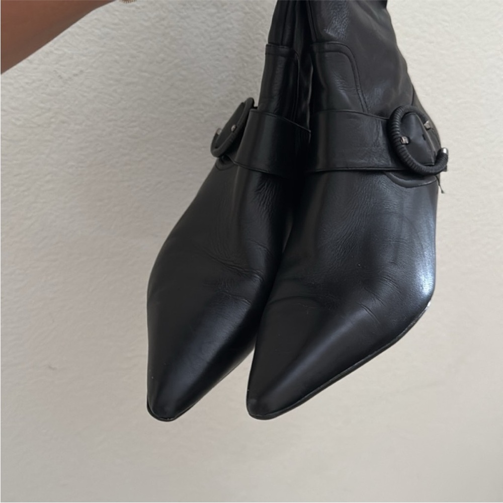 VINTAGE genuine leather ankle boots - Picture 3 of 8